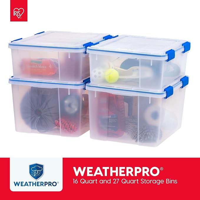 IRIS USA 3-Pack 16 Qt Storage Bins - Image 8