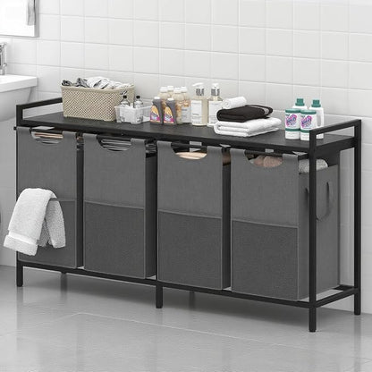 Heybly Laundry Hampers, 4 × 12.5 Gal Laundry Basket - Image 5