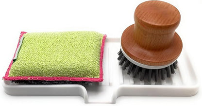 Happitasa Silicone Soap Dish Tray and Sponge Holder - Image 4