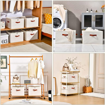 INSTY Shoe Organizer for Closet, 2 Pack Foldable Shoe Storage Containers - Image 6