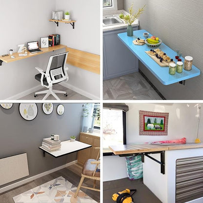 YUMORE Folding Shelf Bracket Heavy Duty, 12 Inch Collapsible Shelf Bracket - Image 8