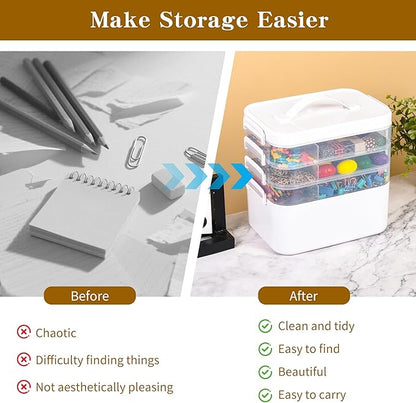 4-Tier Art Supply Storage Organizer - Image 6