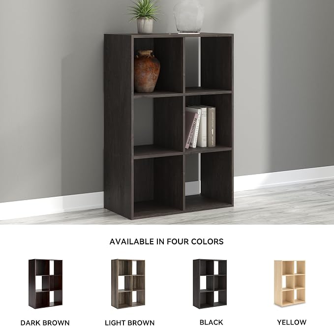 Signature Design by Ashley Piperton 6 Cube Storage Organizer or Bookcase - Image 7