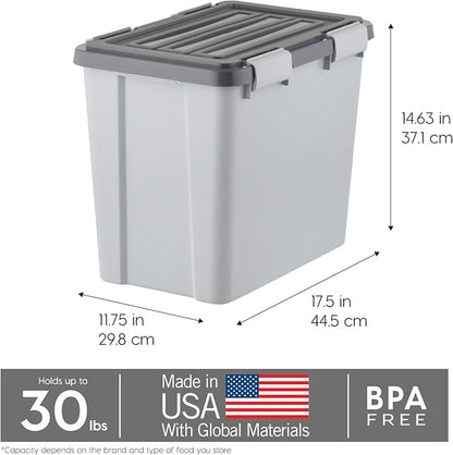 IRIS USA Stackable Dog Food Storage Container - Image 3