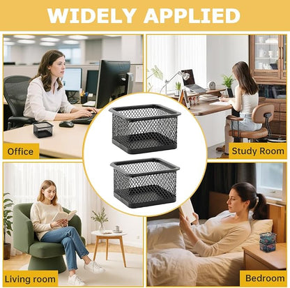 Paper Clip Holder for Desk, Paperclip Holders Mesh Paperclip Dispenser - Image 5