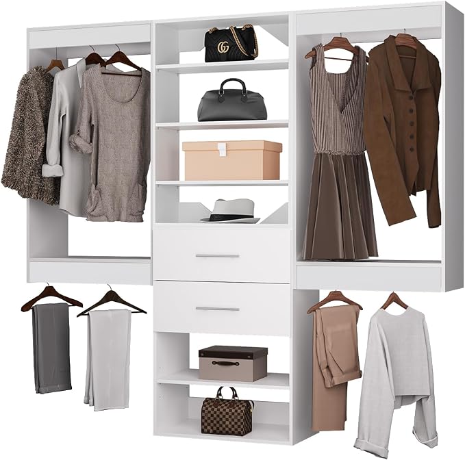 ROOMTEC Modular Closet System, Wooden Tower by ROOMTEC