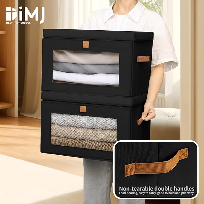 DIMJ Storage Bins with Lids - Image 4