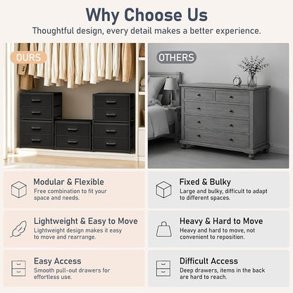 DIMJ Stackable Storage Drawer Unit - Image 4
