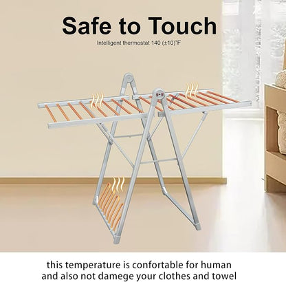 Electric Heating Clothes Drying Rack, Foldable Clothes Drying Rack, Suitable - Image 6
