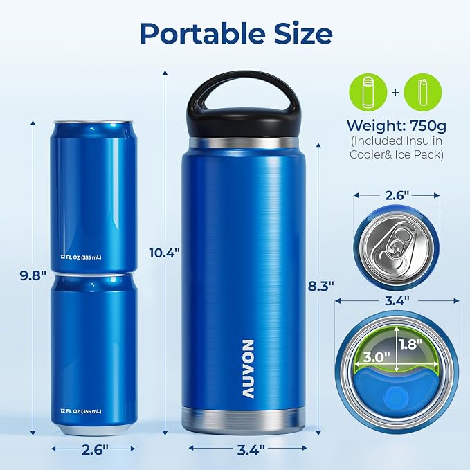 AUVON Large Insulin Pen Cooler for 3-6 Pens - Image 7