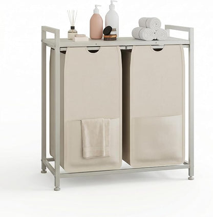 Garvee 97L Laundry Basket 2 Section, Laundry Hamper - Image 9