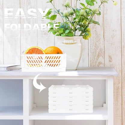 Tixill 2-Pack Mini Foldable Plastic Baskets - Image 3