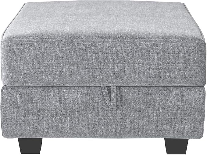 HONBAY Square Ottoman Module for Modular Sofa Couch, Square Ottoman by HONBAY