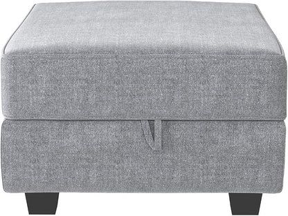 HONBAY Square Ottoman Module for Modular Sofa Couch, Square Ottoman by HONBAY