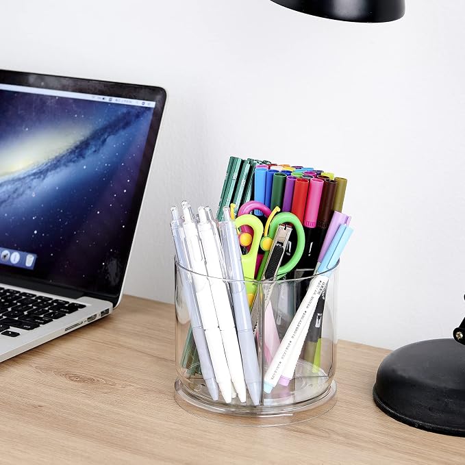 Makeup Brush Holder Organizer, Rotating Makeup Organizer - Image 7