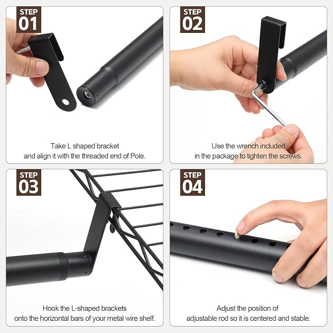 Adjustable Expandable Closet Rod - Image 4