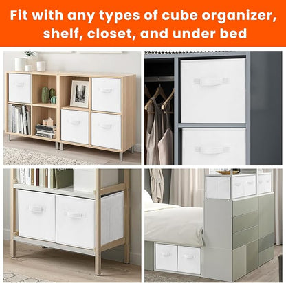 Storage Cubes - 13 Inch Heavy Duty Fabric Storage Bins - Image 3