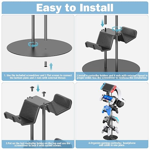 Kytok Gamer Gifts, Headset Stand 5 Tiers - Image 5