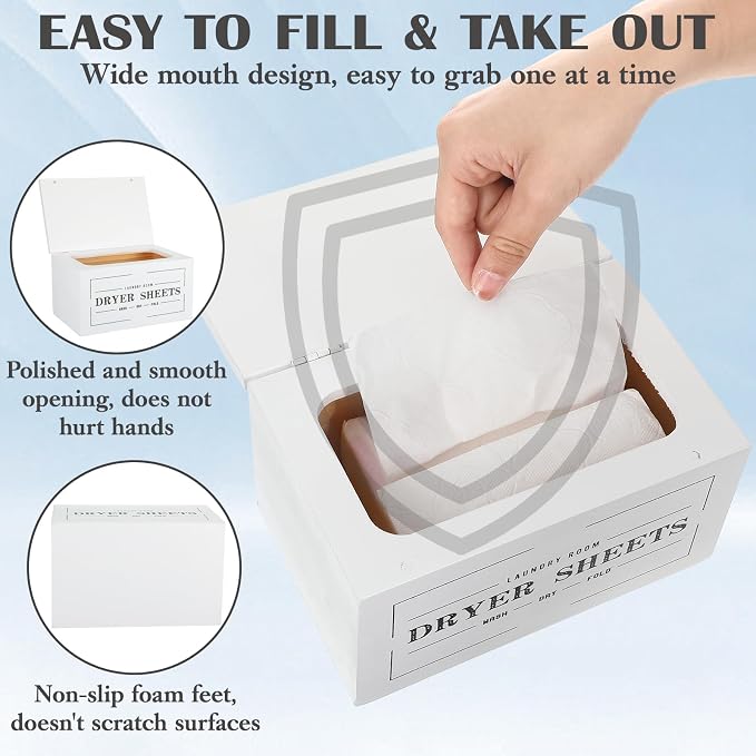 Farmhouse Dryer Sheet Holder - Image 3