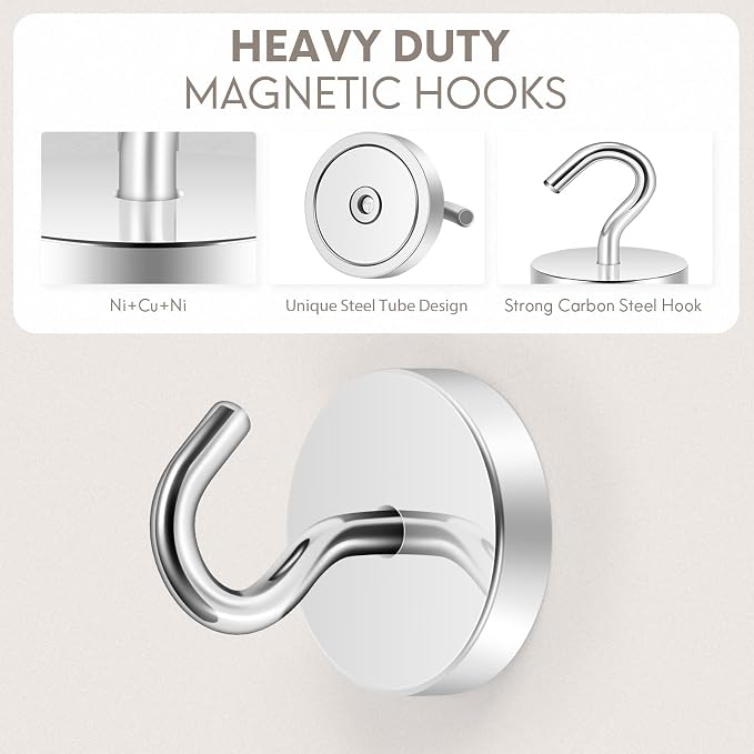 Neosmuk Magnetic Hooks Steel Tube Design - Image 5