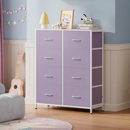 WLIVE Fabric Dresser for Bedroom, Tall Dresser - Image 8