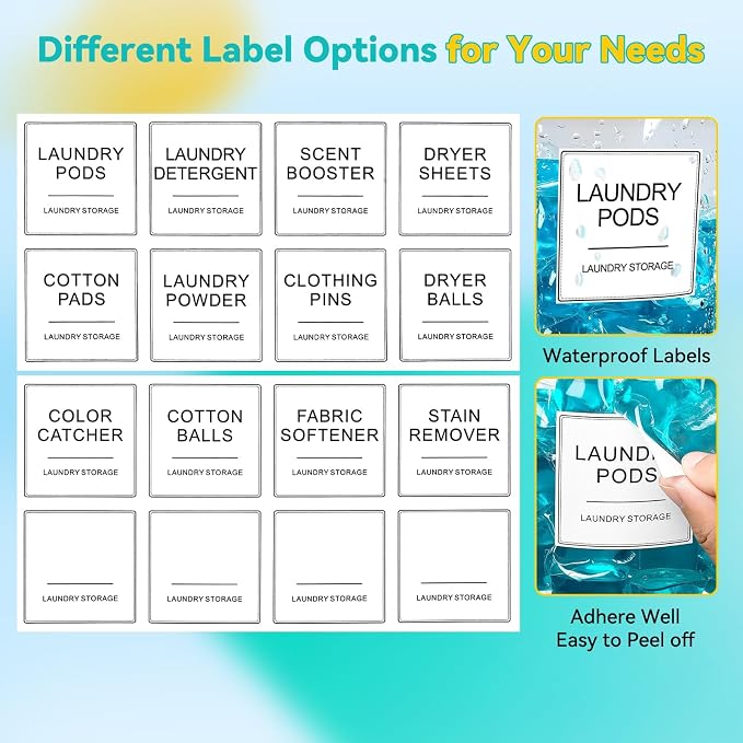 Laundry Pods Container & Dryer Sheet Holder, Laundry Room Organization and - Image 5