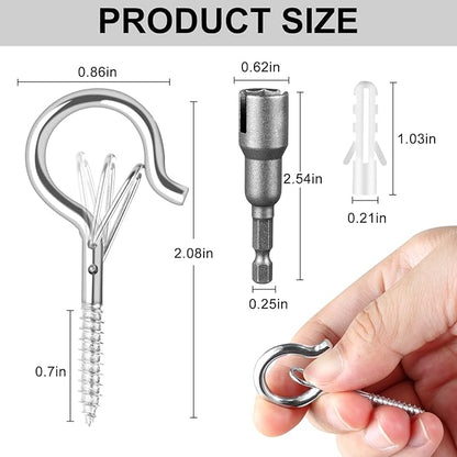 12 PCS Q-Hanger Hooks, Screw Hooks - Image 7