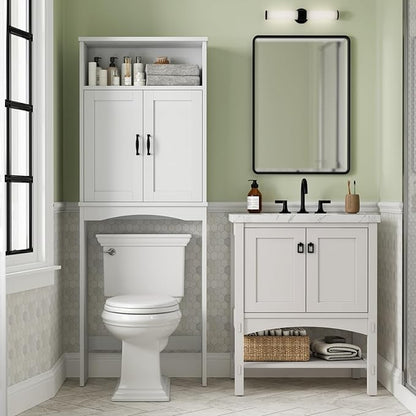 Over The Toilet Storage Cabinet, Over Toilet Bathroom Organizer - Image 6