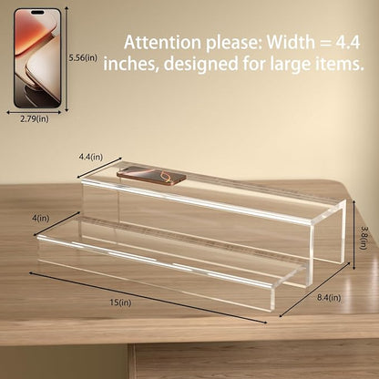 JUESHA 2 Tiers Bar Shelves for Liquor Bottles - Image 3