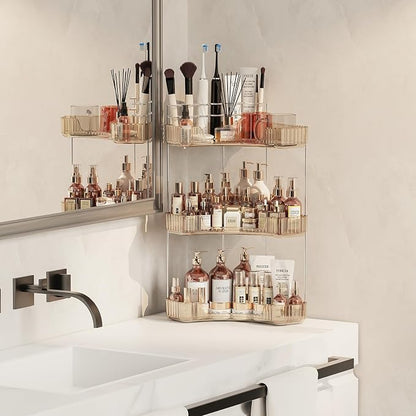 3-Tier Corner Bathroom Counter Organizer - Image 3