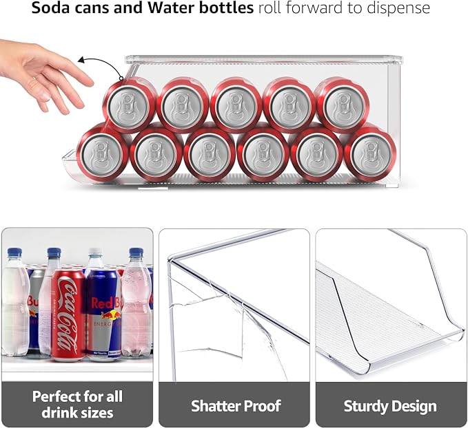 Sorbus Fridge & Pantry Can Organizer - Image 4