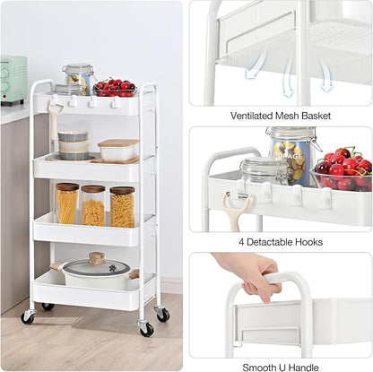 TOOLF 4-Tier Rolling Cart - Image 8