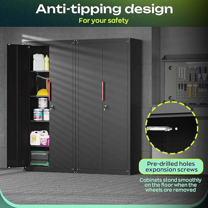 71" H Garage Storage Cabinet - Image 5