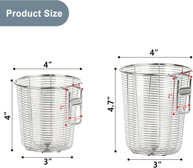 Dish Rack, Stainless Steel Kitchen Drain Basket, Compact Utensil Drying Rack - Image 2