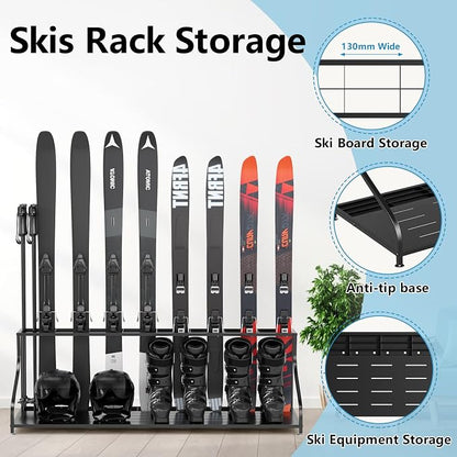 Ski Storage Rack-Holder Garage - Image 2