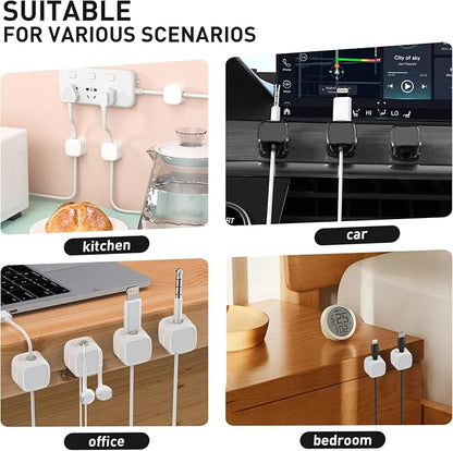 12 Pack Cable Clips, Cord Organizer, Cord Holder - Image 5