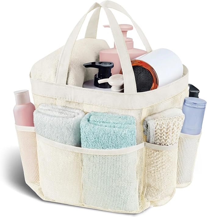 Mesh Shower Caddy Portable by Attmu