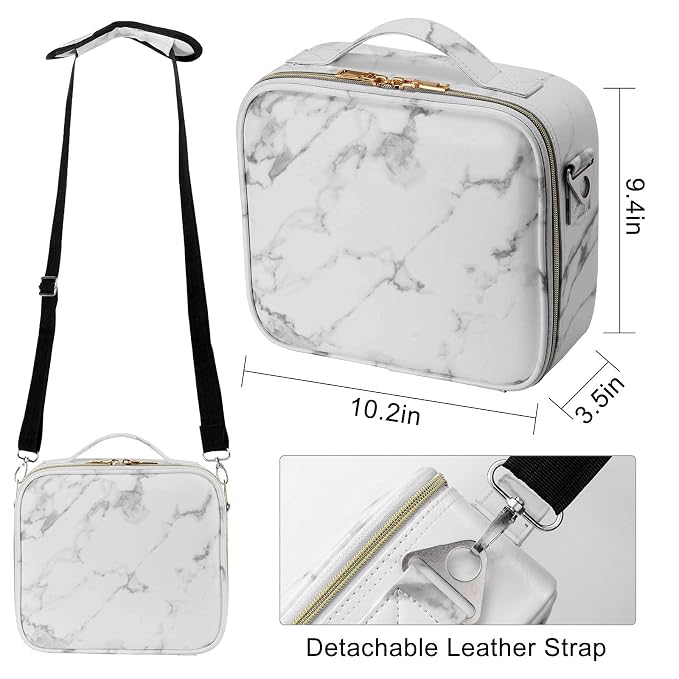 gzcz Travel Makeup Bag, Professional Cosmetic Bags - Image 6