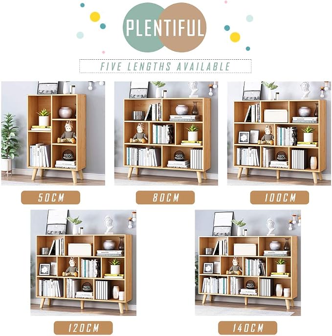 IOTXY Wooden Open Shelf Bookcase - Image 8