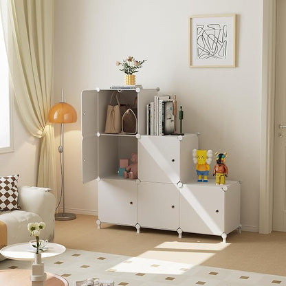 Cube Storage Organizer, 6-Cube Shelves Unit - Image 4