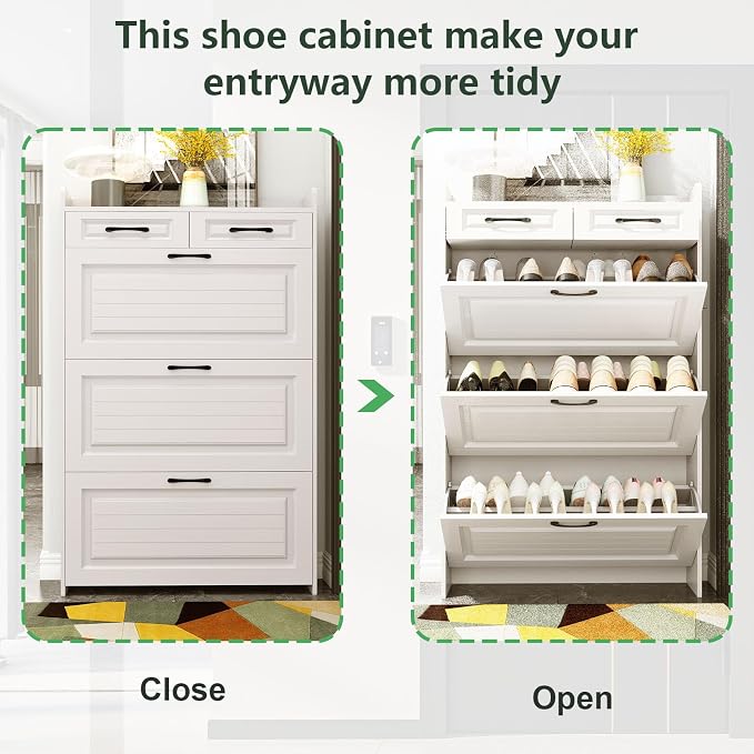 Shoe Cabinet Storage for Entryway - Image 4