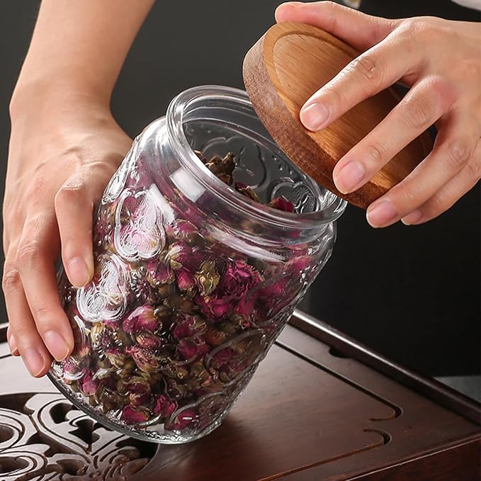 24 OZ/4 PCS Glass Storage Jar - Image 5
