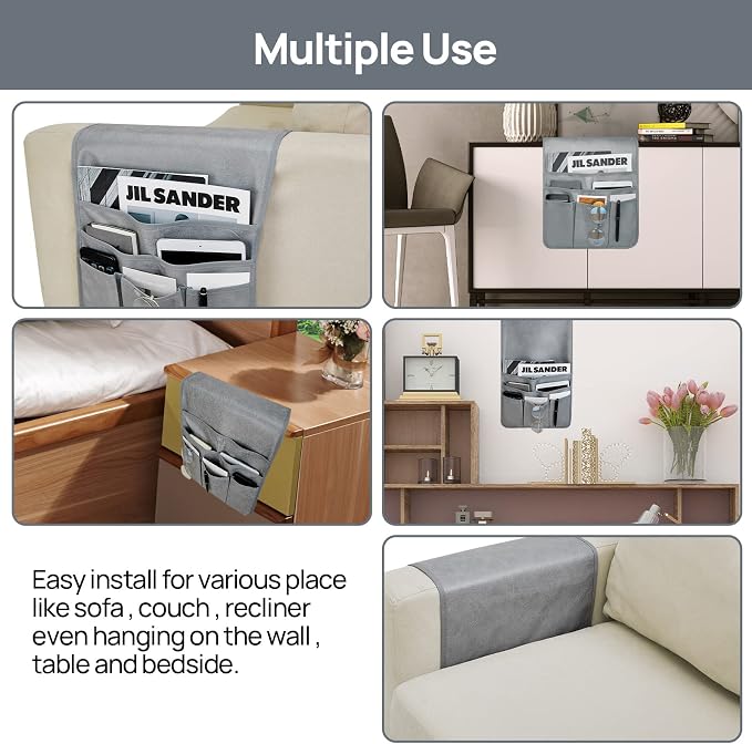 Teniux Remote Control Holder GRS Certified Armrest Organizer - Image 5