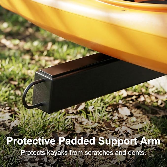 LILYPELLE Kayak Storage Rack, Heavy Duty Kayak Rack, Wall Mount, Freestanding - Image 4