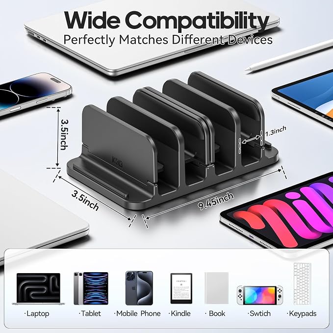 KDD 4-Slot Vertical Laptop Stand - Image 4