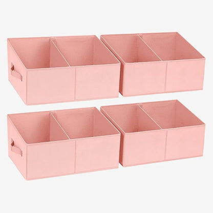 DIMJ Large Closet Shelf Organizer Bins 4 Packs by DiMJ