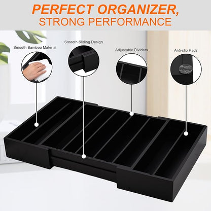 MinBoo Bamboo Drawer Organizer - Image 6