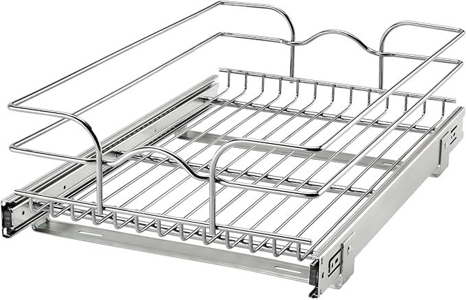 Rev-A-Shelf Kitchen Cabinet Wire Pullout Shelf and Drawer Organizer Pantry by Rev-A-Shelf