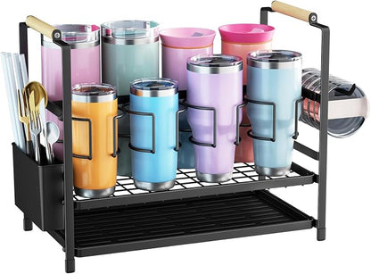 Housolution Water Bottle Organizer Drying Rack by Housolution