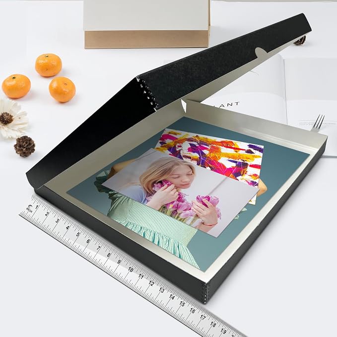 Lineco Clamshell Archival Storage Box, 16.5x20.5x1.75 In, Organize and Store - Image 3